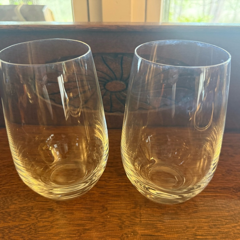 Lenox Crystal Clear Stemless Glasses